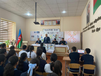 Qusar şəhər 1 saylı tam orta məktəbdə maarifləndirici tədbir keçirilmişdir