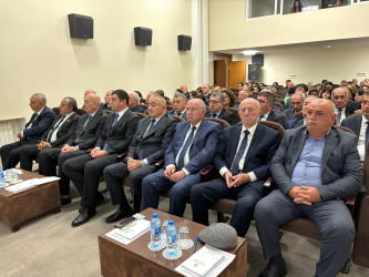Qusar rayonunda Yeni Azərbaycan Partiyasının yaradılmasının 33 illiyinə həsr olunmuş tədbir keçirilmişdir