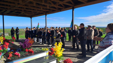 Şəhid Malik Xeyirbəyovun xatirəsi yad edilmişdir