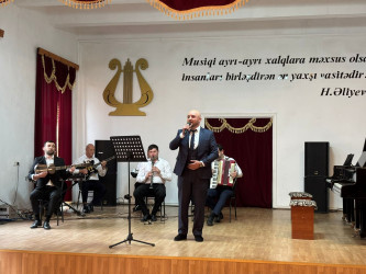 Qusar rayonunda Dövlət Müstəqilliyinin Bərpası Gününə həsr olunmuş konfrans keçirilib