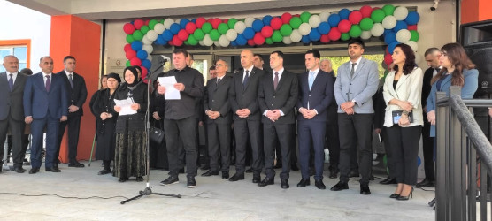 Qusar rayonunun Cibir kəndində yeni məktəb binası istifadəyə verilib