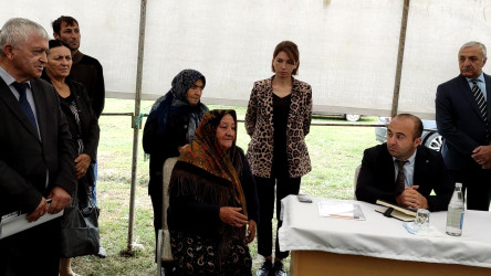 Qusar Rayon İcra Hakimiyyəti başçısının növbəti səyyar qəbulu Nəcəfkəndoba kəndində keçirilib