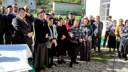 Qusar rayonunun Nəcəfkənd kəndində səyyar qəbul keçirilib