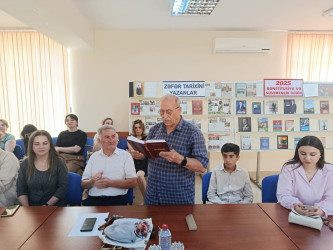 Yazıçı-publisist Hacı Qəni Camalzadə ilə görüş keçirilib