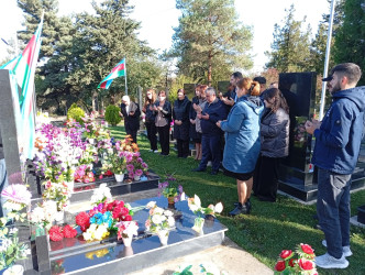 Şəhid Elvin Qurbanovun anım mərasimi keçirilmişdir