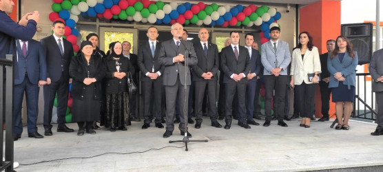 Qusar rayonunun Cibir kəndində yeni məktəb binası istifadəyə verilib