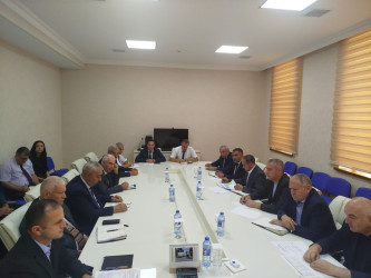 Qusar rayonunda suvarma sistemlərinin mövcud vəziyyəti və su birliklərinin fəaliyyəti müzakirə edilib