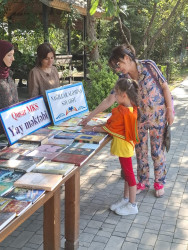 Səyyar kitabxana xidməti - "Xutorok" Ailəvi İstirahət Mərkəzində
