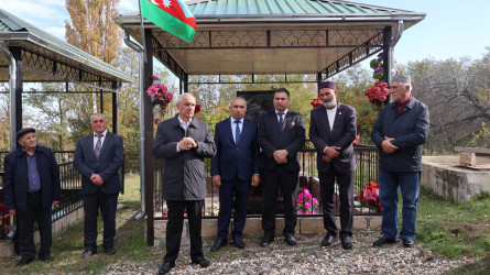 Qusar rayonunda şəhid məzarları ziyarət olunub