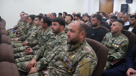 Qusar rayonunda Silahlı Qüvvələr Gününə həsr olunmuş ümumrayon tədbiri keçirilib