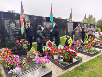Qusar rayonunda Vətən müharibəsi qəhrəmanlarının xatirəsi yad edilmişdir