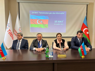 28 May – “Tariximizdən güc alan Müstəqillik” mövzusunda tədbir keçirilib