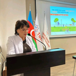 "Əhalinin müxtəlif təbəqələri, o cümlədən işləyən əhalinin fiziki aktivliyinin artırılması" mövzusunda maarifləndirici tədbir keçirilmişdir