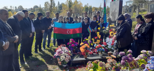 Şəhid Əlimuradov Cumart Şixrəhim oğlunun anım mərasimi keçirilib