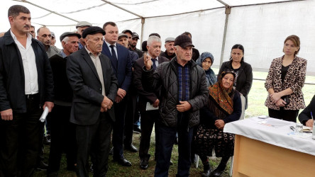 Qusar Rayon İcra Hakimiyyəti başçısının növbəti səyyar qəbulu Nəcəfkəndoba kəndində keçirilib