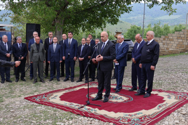 Mucuq kəndində təbii qaz açılışı təntənəsi