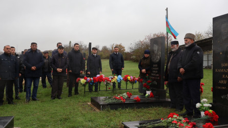 Qusar rayonunda şəhid məzarları ziyarət edilib