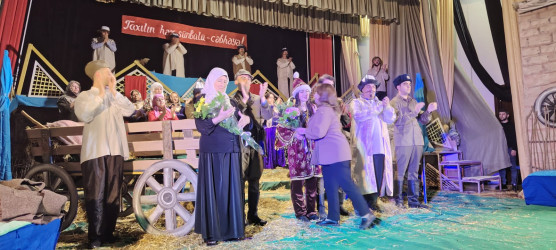 Çingiz Aytmatovun “Cəmilə” əsəri Qusar Dövlət Ləzgi Dram Teatrının səhnəsində