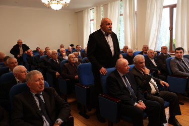 Qusar Rayon Ağsaqqallar Şurasının hesabat konfransı keçirilib