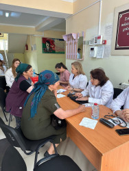 Qusar rayonun Kuzun kəndində növbəti tibbi xidmət təşkil olunub