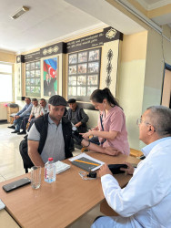 Qusar rayonun Kuzun kəndində növbəti tibbi xidmət təşkil olunub