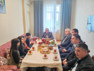 Qusar rayonunda Qurban bayramı münasibətilə şəhid ailələri və qazilərə bayram payları təqdim olunub