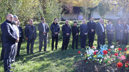 Qusar rayonunda şəhid məzarları ziyarət edilib-31.10.2025
