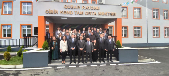 Qusar rayonunun Cibir kəndində yeni məktəb binası istifadəyə verilib