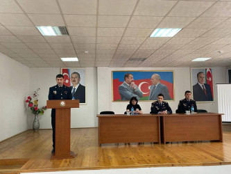 Qusar gənclərinə Daxili İşlər Nazirliyinin Polis Akademiyasına qəbul imkanları və xidmət perspektivləri barədə məlumat verilib