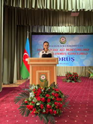 Qusar Rayon İcra Hakimiyyətinin başçısı ali məktəblərə qəbul olunmuş məzunlarla görüşüb