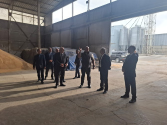 İcra başçısı yeni yol tikintisi və “Şahdağ” Fermer Təssərrüfatının fəaliyyəti ilə tanış olub