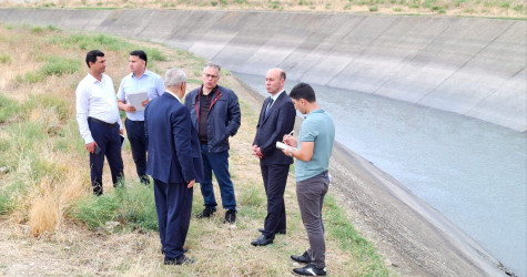 Qusar rayonunda su infrastrukturlarına yerində baxış keçirilib