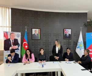 “Heydər Əliyev siyasi məktəbini öyrənirik” dərsləri çərçivəsində “Şanlı Zəfərimiz-əbədi qürurumuz” mövzusunda növbəti məşğələ baş tutub