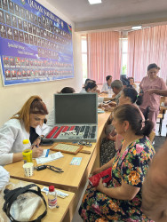 Ukur kəndində sakinlərə səyyar tibbi xidmət göstərilib
