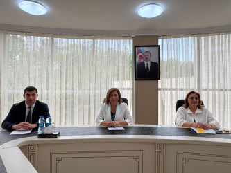 Bahar Muradova Qusar rayonunda vətəndaşların müraciətlərini dinləyib
