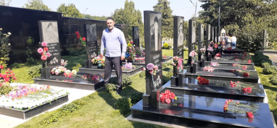 Vətən müharibəsi  şəhidi  mayor Zamanov Sənan Qahir oğlunun  doğum günü qeyd olundu.   
