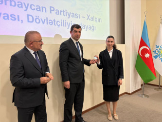 Qusar rayonunda Yeni Azərbaycan Partiyasının yaradılmasının 33 illiyinə həsr olunmuş tədbir keçirilmişdir