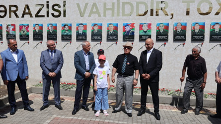Qusarda şəhidlərin xatirəsinə ehtiram: "Şəhidlərin Xatirə Guşəsi" ictimaiyyətə təqdim olundu