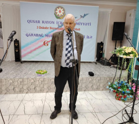 Qusar rayonunda 3 Dekabr – "Beynəlxalq Əlilliyi olan Şəxslər Günü" münasibətilə Qarabağ müharibəsi əlilləri ilə görüş keçirilib