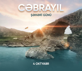 4 Oktyabr - Cəbrayıl Şəhəri Günüdür