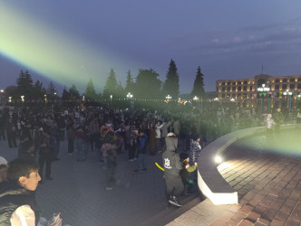 Bayram günlərində Qusar şəhərində konsert proqramları baş tutmuşdur