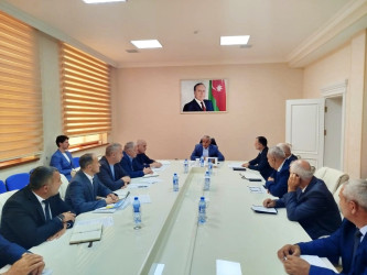 Qusar rayonunda suvarma sistemlərinin mövcud vəziyyəti və su birliklərinin fəaliyyəti müzakirə edilib