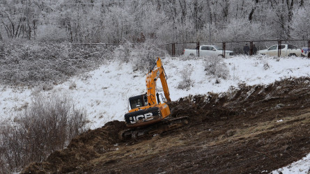 “Bənövşə” gölü su anbarında bərpa və yenidənqurma işlərinə start verilib