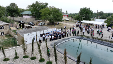 Avaran kəndində yeni, müasir içməli su təchizatı sistemi