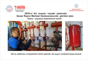 Qusar rayon Mərkəzi Xəstəxanasının təmiri və yenidən qurulması