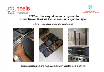 Qusar rayon Mərkəzi Xəstəxanasının təmiri və yenidən qurulması