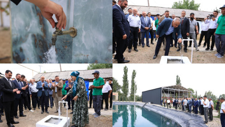 Avaran kəndində yeni, müasir içməli su təchizatı sistemi