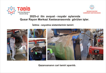 Qusar rayon Mərkəzi Xəstəxanasının təmiri və yenidən qurulması