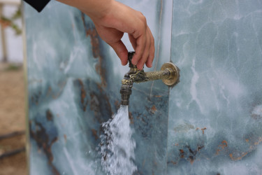 Avaran kəndində yeni, müasir içməli su təchizatı sistemi